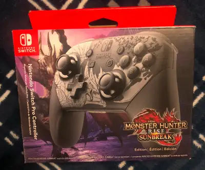 Monster Hunter Rise Sunbreak Ed. Pro Controller Nintendo Switch, View more