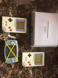 selling two gameboys for  $100 as is