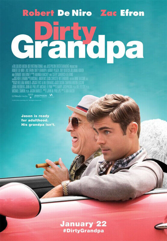 DIRTY GRANDPA (2016) ORIGINAL MOVIE POSTER in Arts & Collectibles in Truro