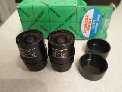 Cosmicar Pentax cs mount cctv lenses 2.8mm F1.2, View more