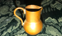 Tiny Doll House Mini Copper/Brass/Bronze Metal Jug made in Chile
