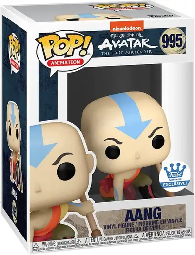 Brand new in box. Never been opened. #995 Funko Pop Avatar Aang (Crouching) Funko Exclusive $45 #100...