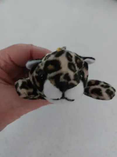 vintage beanie tiger/jaguar keychain, View more