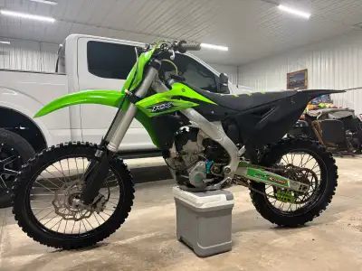 Kawasaki 250 4 stroke for sale. Clean bike and in very good condition. Fresh oil change. About 75% t...