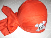 Pirate Hat (Red) NEW - one size fits all