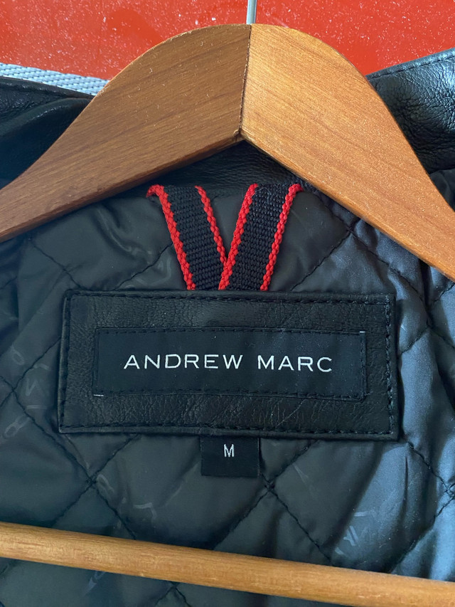 Andrew Marc Leather Jacket (Medium) in Men's in City of Toronto