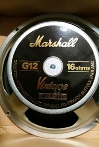 UK MADE Marshall Vintage & Vintage 30 Speakers. 
