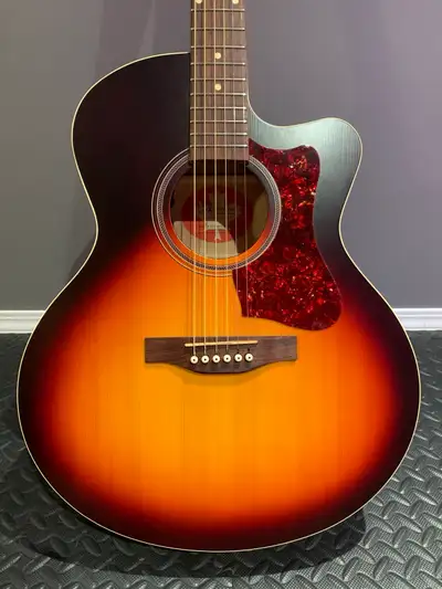 Norman: B18 CW MJ Cherry Burst - Acoustic Electric Guitar, View more