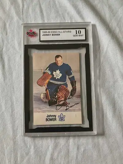 Johnny Bower HOF 189 ESSO NHL All-Star Collection #1 KSA 10 , View more