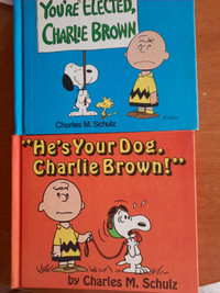 CHARLIE BROWN BY CHARLES M. SCHULZ 5 HARD COVER BOOKS