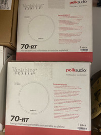 2-New in box Polk Audio 70-RT 3-Way in-Ceiling Speaker