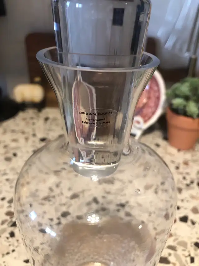 Glass Alcohol Decanter with Lid - Urban Barn