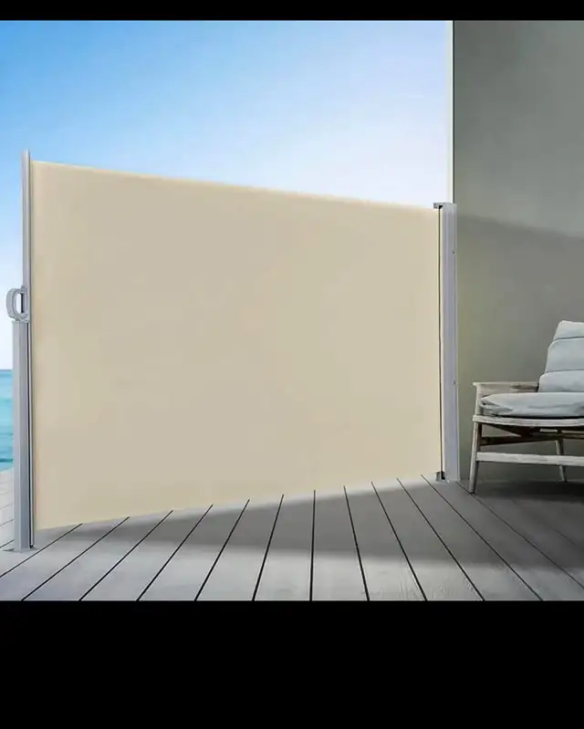 Retractable Side Awning 118" x 63",Outdoor Privacy Screen Foldin in Patio & Garden Furniture in Hamilton - Image 2