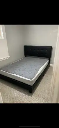 Queen Mattress and Box Spring barely used $200