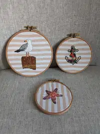 Nautical embroidery - broderie nautique