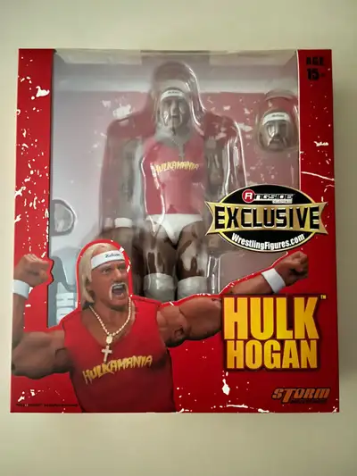 Hulk Hogan Ringside Collectibles wrestling figure.