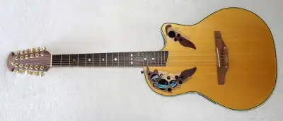 Ovation CS245 Celebrity Deluxe 12 string with OP30 preamp, View more