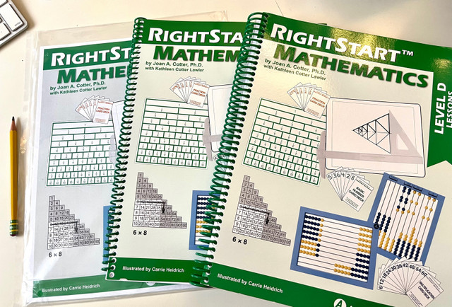 Rightstart Math homeschooling curriculum Level D in Textbooks in Winnipeg