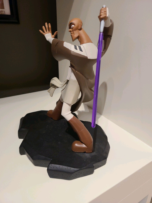 Star Wars Mace Windu Maquette Revenge of the Sith Gentle Giant in Arts & Collectibles in Calgary - Image 2