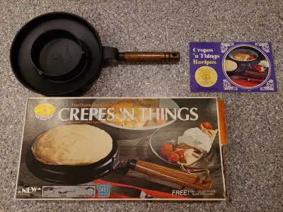 Vintage Nordic Ware Crepes 'n Things Cast Aluminum Crepe Pan, View more