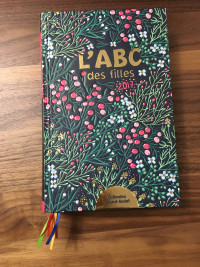 Livre L'ABC des filles 2017