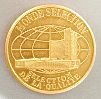 Médaille d'or / goldmedaille selection de la qualité