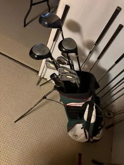 women’s right handed golf clubs and bag, View more