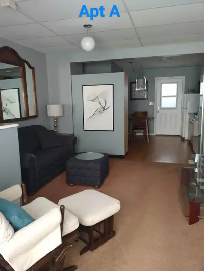Beautiful Furnished One Bedrm Private Apartment Short term Avail
