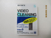 Sony Hi8/8mm V8-25CLH Video Head Cleaning Cassette New Rare!
