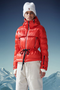 New Moncler Grenoble Theys Down Ski Jacket Red Size 1 