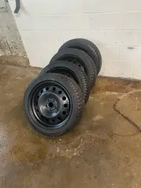winter tires full set with rims OBO