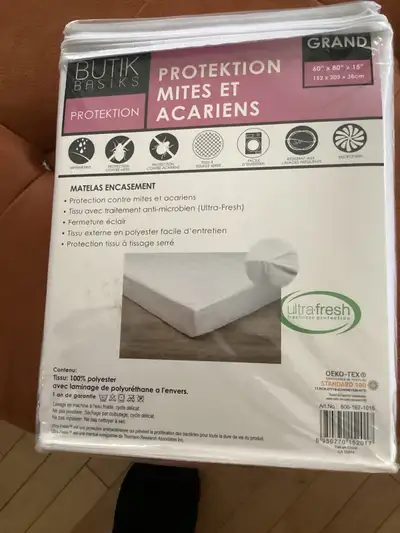 Butik Bed and Bug Dust Mite Protection Queen Mattress Cover, View more