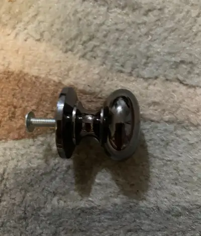 Cabinet Knobs Chrome Dark  30mm Drawer Pull Handles (28pcs), View more
