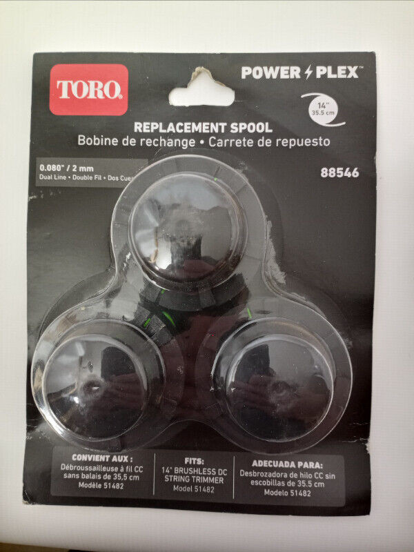 Toro PowerPlex 14" Dual Line Replacement Spool (3 Count) 88546 in Lawnmowers & Leaf Blowers in Kitchener / Waterloo