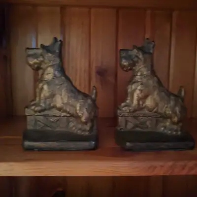Antique Scottish Terrior Bookends, View more