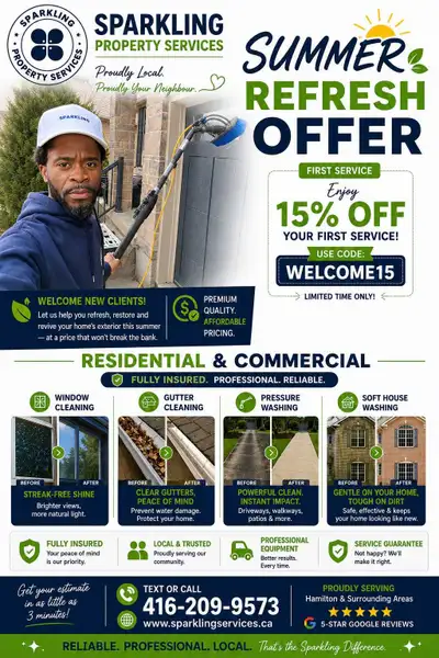 $180+ PRESSURE WASHING • WINDOW CLEANING • SOFT HOUSE WASHING, View more
