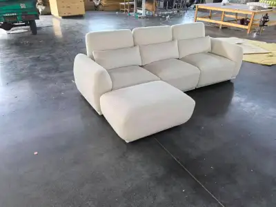 Brand New L-Shaped Sofa with Wood Frame Special $799, View more