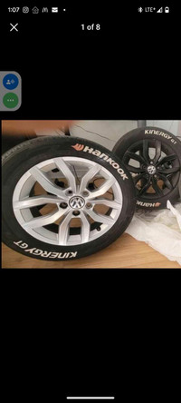 215 55 16 Rims and  tires rims size is in pics 