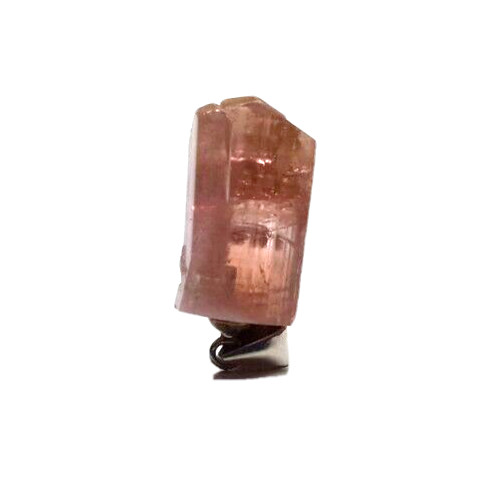 Pink/Orange Tourmaline Terminated Crystal Pendant in Jewellery & Watches in Sudbury - Image 2