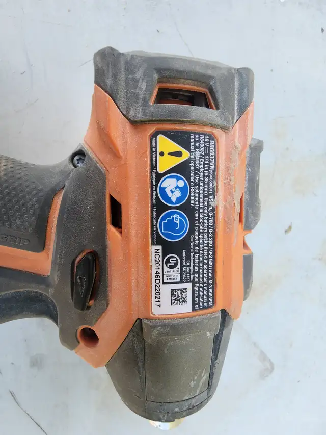 RIDGID 18V Brushless Compact Cordless 3/8" Impact Wrench Driver in Power Tools in Windsor Region - Image 4