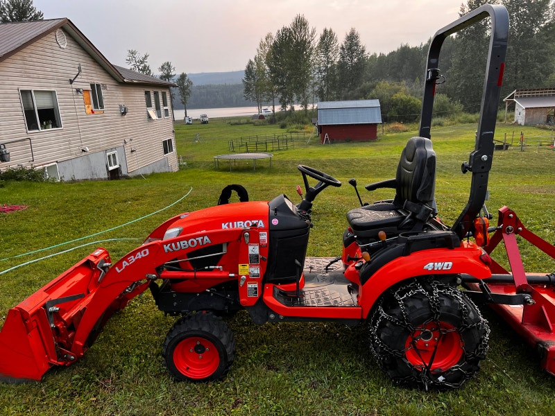 Kubota tractor Farming Equipment Burns Lake Kijiji