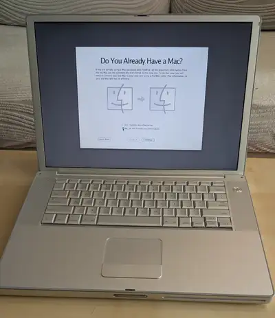 APPLE PowerBook G4 LAPTOP 15 inch Mac OS X macbook  iphone, View more