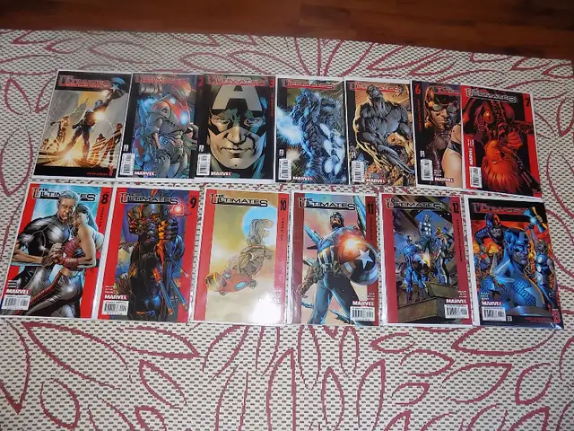 THE ULTIMATES #1-13, MARVEL COMICS, COMPLETE SET, FIRST PRINT NM in Comics & Graphic Novels in Hamilton - Image 2