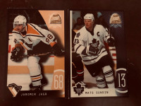 1998-99 Kraft Dinner Fearless Forwards Hockey Cards -Jagr Sundin