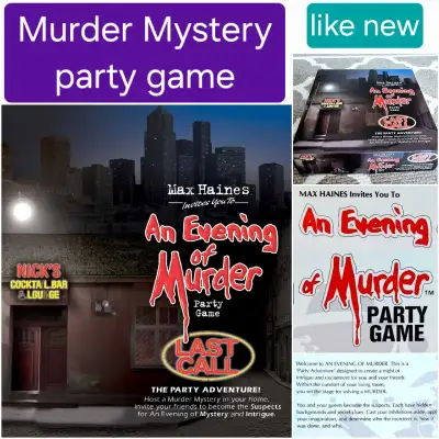 Murder Mystery Party Game - like new, View more