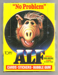1987 ALF SERIES 1 UNOPENED BOX 48 WAX PACKS TOPPS TRADING CARDS