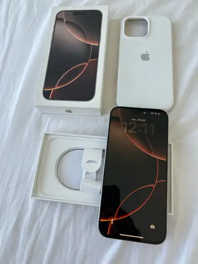 IPhone 16 pro Max 100% 256Gb, View more