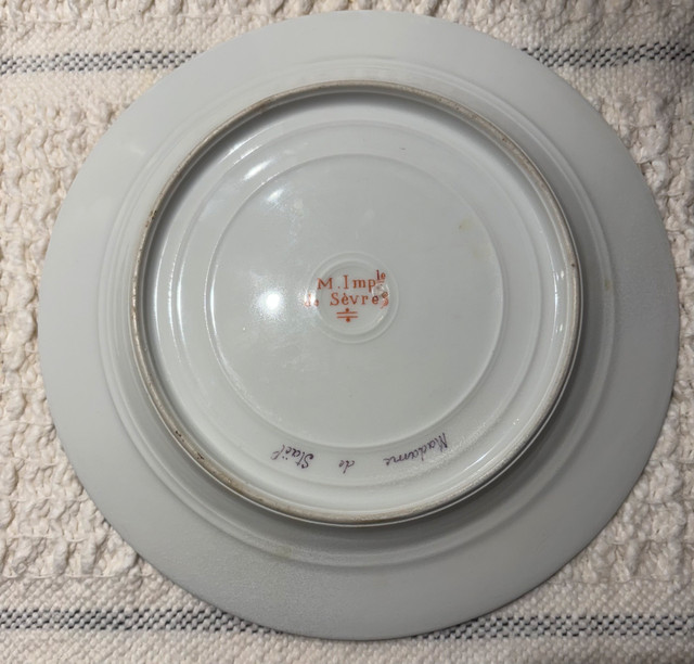 SEVRES First Empire Plate Early 1800’s dans Art et objets de collection  à Ville de Montréal - Image 3
