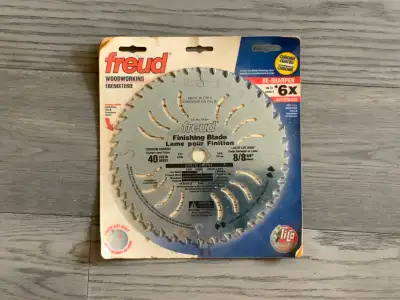 8” woodworking finishing blade, View more
