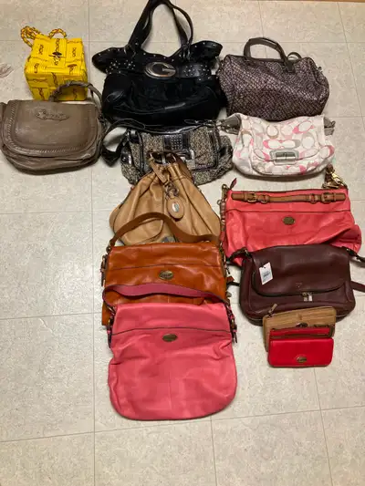 Fossil, Guess, Coach, Mjus Fiona Purses Like New., View more